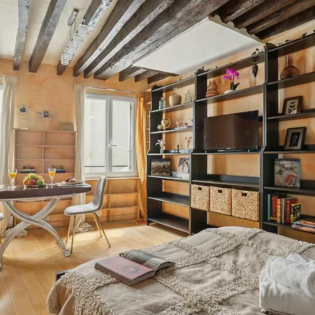 Bnbnova - Pompidou & Le Marais Lejlighed Paris